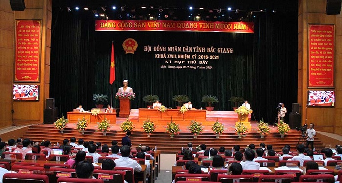 Khai mạc kỳ họp thứ 7 HĐND tỉnh Bắc Giang khóa XVIII